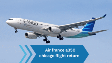 air france a350 chicago flight return