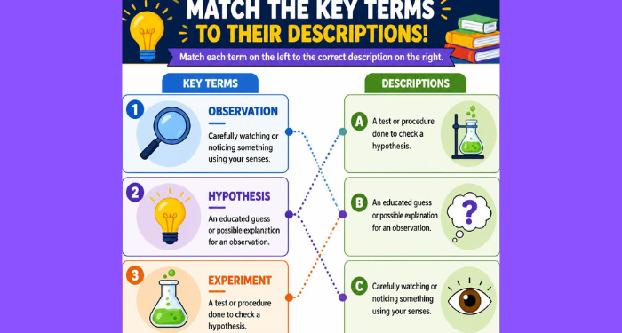 matching 3-1 key terms and descriptions